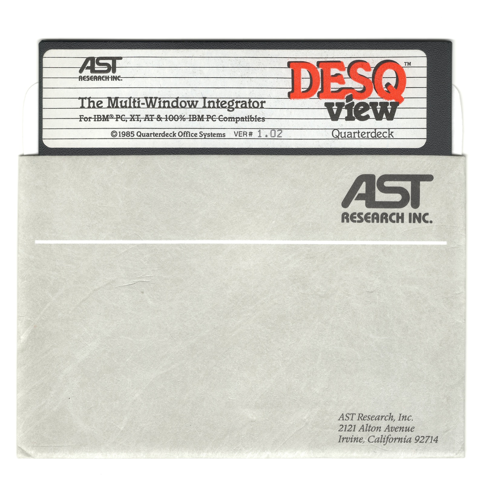 DESQview packaging